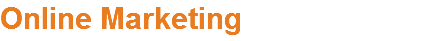 Online Marketing