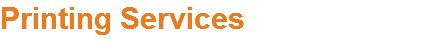 Printing Services
