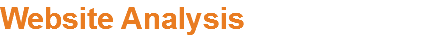 Website Analysis
